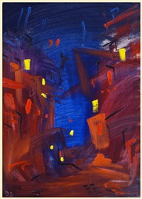 Town. Evening